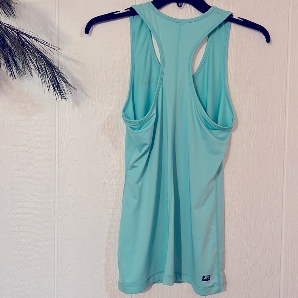 FILA racer back tank aqua medium - Picture 3 of 3